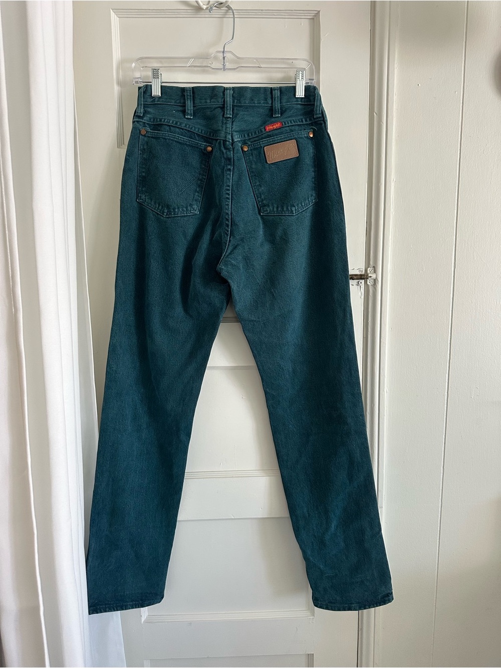 Wrangler Vintage Green and Blue Jeans